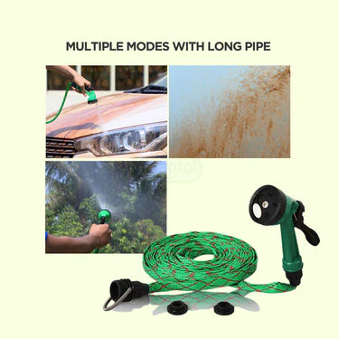 Hoze Pipe with Spray Gun + Rotating Jet Tap Free - Image 6