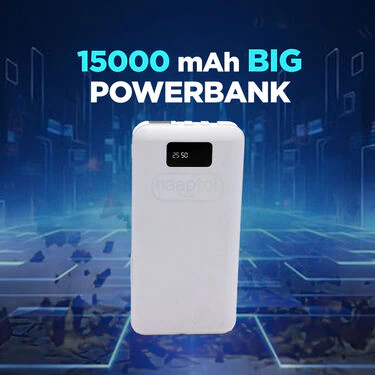 Inbuilt Cable 15000 mAh Big Powerbank (PB28) - Image 2