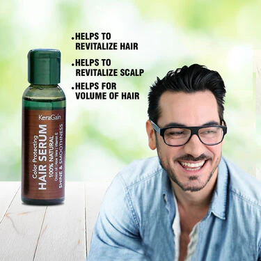 Keragain Hair Color Shampoo & Color Protecting Hair Serum (S) - Image 5