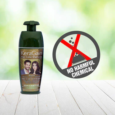 Keragain Hair Color Shampoo & Color Protecting Hair Serum (S) - Image 6