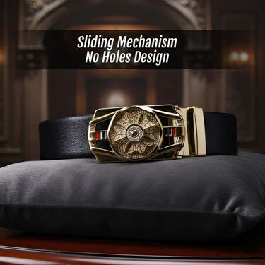 Leatherite Mens Adjustable Autolock Belt B1G1 (2ALB2) - Image 3