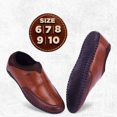 Leatherite Shoes + FREE Socks + FREE Stylish Watch (SSC34) - Image 2