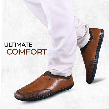 Leatherite Shoes + FREE Socks + FREE Stylish Watch (SSC34) - Image 4