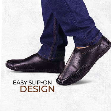 Leatherite Shoes + FREE Socks + FREE Stylish Watch (SSC34) - Image 5