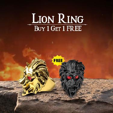 Lion Ring B1G1 (LNR3) - Image 2