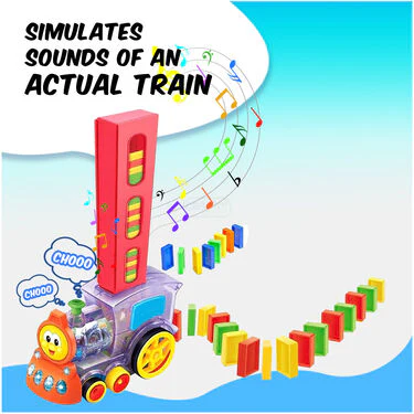 Magic Domino Train With Lights And Music(40Pc) (MDT) - Image 3