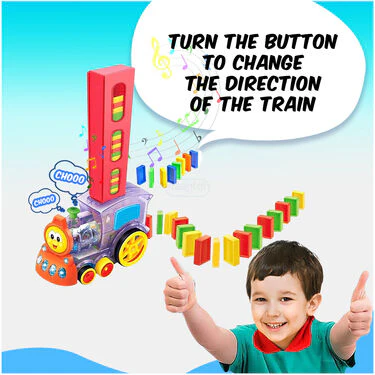 Magic Domino Train With Lights And Music(40Pc) (MDT) - Image 4