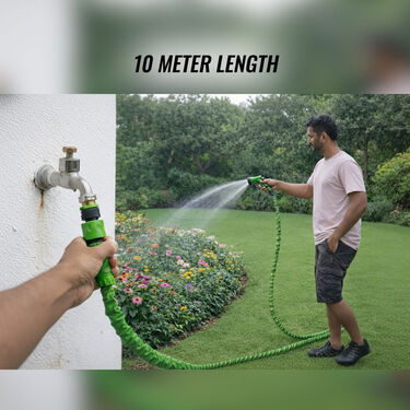 Magic Expandable Pipe With Water Spray Gun (HP7) - Image 4
