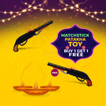 Matchstick Toy Pataka For Diwali - Buy 1 Get 1 FREE (MG9) - Image 2