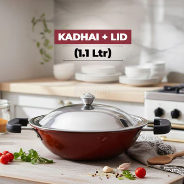 Mega11Pcs Ceramic Coating Nonstick Cookware Set (11CCNC2) - Image 2