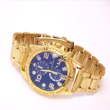 Mens Golden Watch + Golden Chain (MGWC27) - Image 5