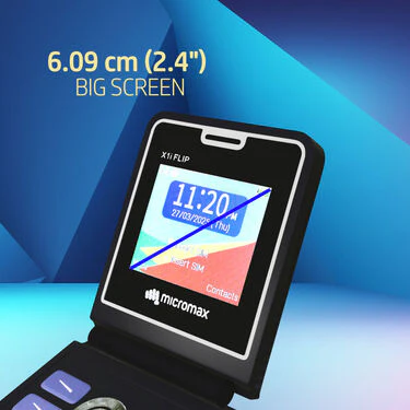Micromax Dual Sim Big Screen Flip Mobile  (PMH2) - Image 11