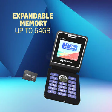 Micromax Dual Sim Big Screen Flip Mobile  (PMH2) - Image 8