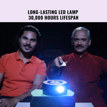 Mini Home Theater LED Projector With Remote (HCP3) - Image 2