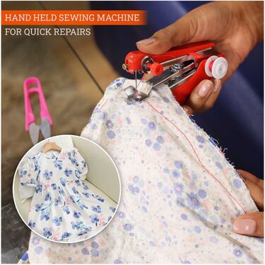 Mini Sewing Machine + 43 in 1 Sewing Kit (SM1) - Image 5
