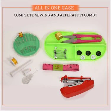 Mini Sewing Machine + 43 in 1 Sewing Kit (SM1) - Image 7