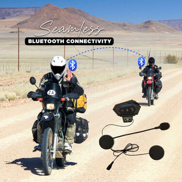Motorcycle Helmet Wireless Dual Earphone On-Ear Helmet Bluetooth Calling And Music With Mic (MHWB) - Image 3