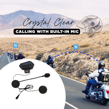Motorcycle Helmet Wireless Dual Earphone On-Ear Helmet Bluetooth Calling And Music With Mic (MHWB) - Image 4