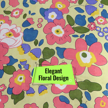 Multi Floral Fitted Double Bed sheet with 2 Pillow Covers (DBS19) - Image 5