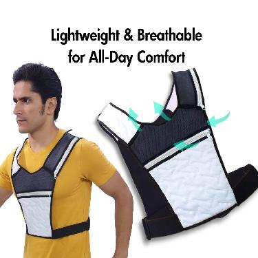 Multi pocket Running Vest With Mobile Holder (RVB01) - Image 5