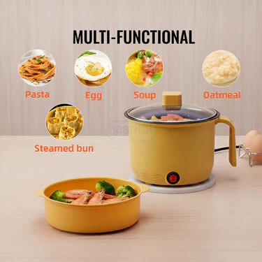 Multipurpose Electric Cooking Pot With Steamer (EFM13) - Image 3