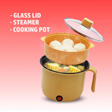 Multipurpose Electric Cooking Pot With Steamer (EFM13) - Image 5