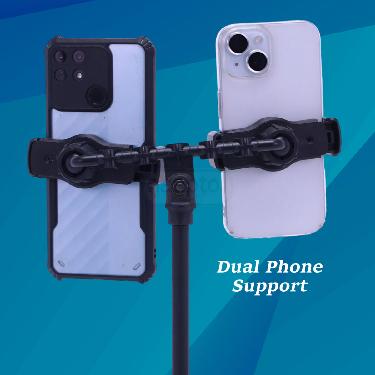 MultiTasking Dual Mobile Phone Holder For Content Creation (DMPH) - Image 3