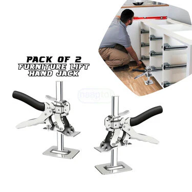 Pack of 2 - Furniture Lift Hand Jack (HT49) - Image 2