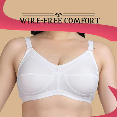 Pack Of 3 Full Coverage Daily Wear Bust Support Bra - Plus Size Only (3FCB1) - Image 5