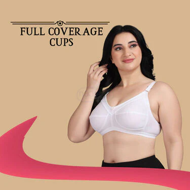 Pack Of 3 Full Coverage Daily Wear Bust Support Bra - Plus Size Only (3FCB1) - Image 6