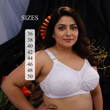 Pack of 3 Full Coverage Daily Wear Bust Support Bra - Plus Size Only (3FCB5) - Image 2