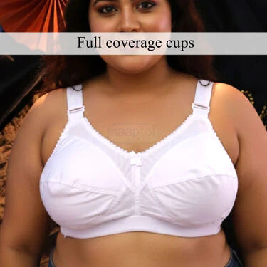 Pack of 3 Full Coverage Daily Wear Bust Support Bra - Plus Size Only (3FCB5) - Image 4
