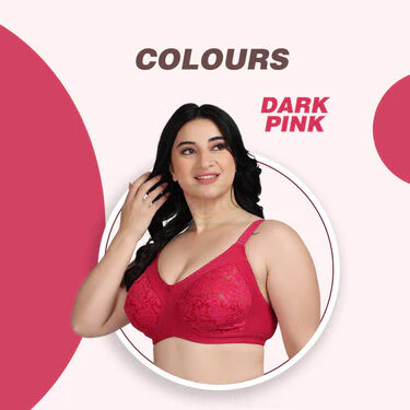 Pack Of 3 Full Coverage Daily Wear Bust Support Net Bra - Plus Size Only (3FCB2) - Image 4