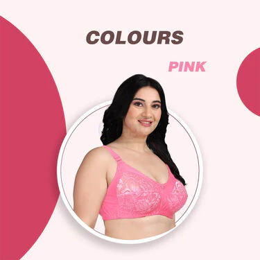 Pack Of 3 Full Coverage Daily Wear Bust Support Net Bra - Plus Size Only (3FCB2) - Image 5