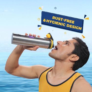 Pack of 3 Stainless Steel Water Bottle (3B8) - Image 3