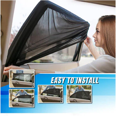 Pack of 4 Car Window Pullover - The Ultimate Sun Shade (CWPSS) - Image 3