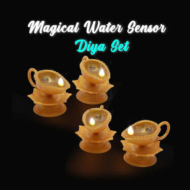 PACK OF 4 Water Sensor Chirag Diyas (LL5) - Image 2
