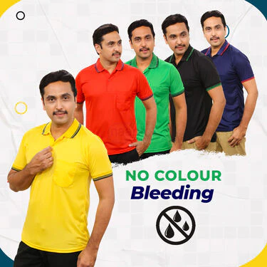 Pack Of 5 Collar T-Shirts With Pocket With 1 Watch + Aluminum Wallet + Sunglass (5PTW4) - Image 2