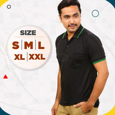 Pack Of 5 Collar T-Shirts With Pocket With 1 Watch + Aluminum Wallet + Sunglass (5PTW4) - Image 6