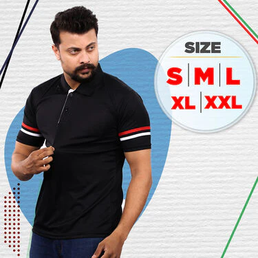 Pack of 5 Designer Collar T-shirts (5PT12) - Image 7