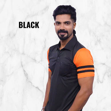 Pack Of 5 Designer Collar T-Shirts (5PT19) - Image 4