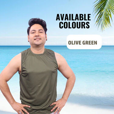 Pack of 5 Sleeveless Vests For Men (5SL4) - Image 4