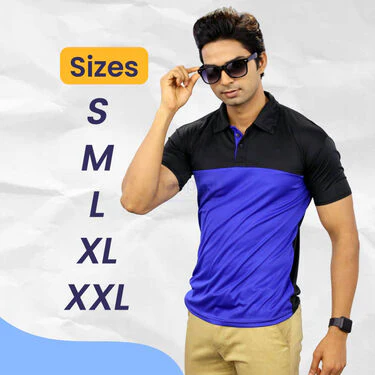 Pack Of 5 Summer Cool Collar T-Shirts With Pocket + FREE Stylish Watch + Leatherite Wallet + Sunglasses (5PTW6) - Image 3