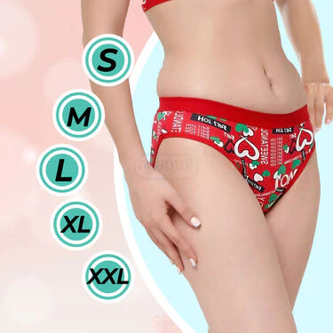 Pack of 7 Dailywear Love Printed Panties (7LPP) - Image 2