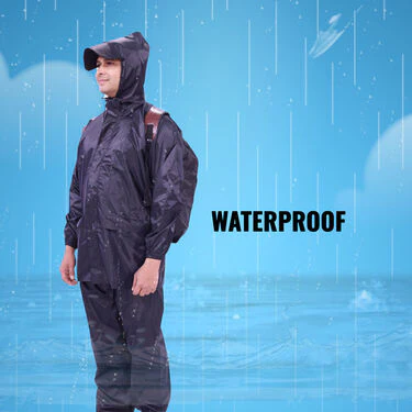 Pick Any 1 Cap  Raincoat For Men By Scottish Club With Free Rain Protector Bag Cover (RCB2) - Image 4