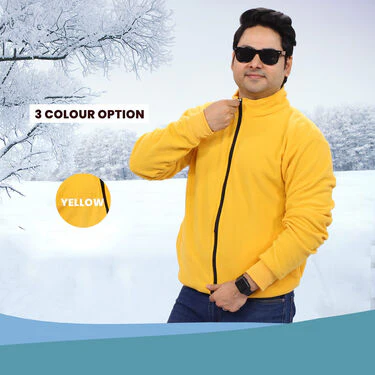 Pick Any 1 Fleece Jacket for Men with Digital Watch And Sunglasses Free (1FJ8) - Image 3