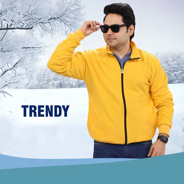 Pick Any 1 Fleece Jacket for Men with Digital Watch And Sunglasses Free (1FJ8) - Image 5