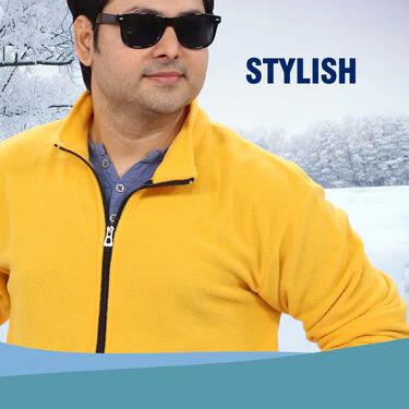 Pick Any 1 Fleece Jacket for Men with Digital Watch And Sunglasses Free (1FJ8) - Image 6