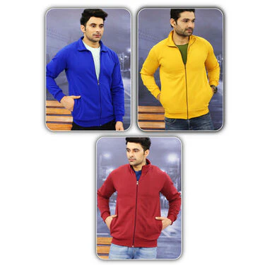 Pick Any 1 Fleece Jacket for Men with Digital Watch Free - Image 2