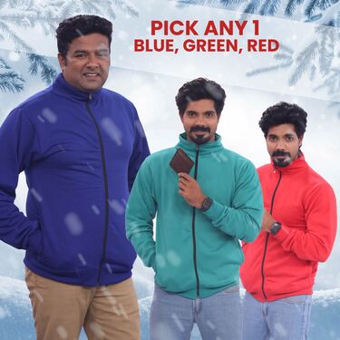 Pick Any 1 Fleece Jacket With Digital Watch And Leatherite Wallet Free (1FJ11) - Image 2